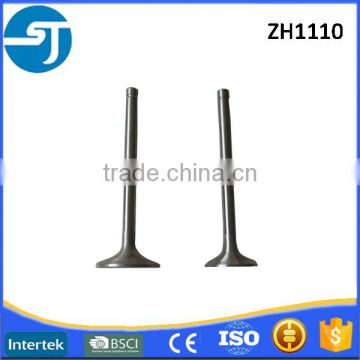 Jiangdong ZH1110 engine parts engine intake and exhaust valve