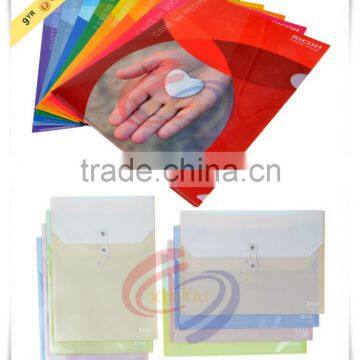 Business promtional products clear a4 plastic travel document folder