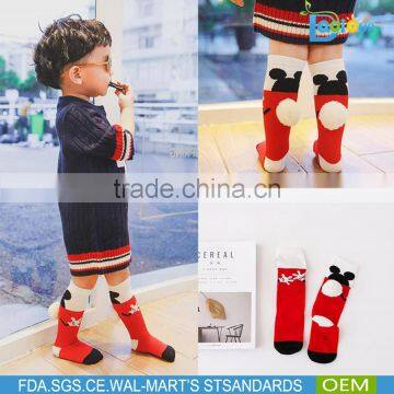 Mickey Cartoon High quality baby sock kids bulk socks baby Knee high socks with lovely packaging