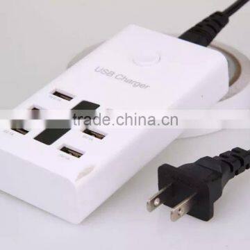 EU UK US Plug 5V 6 Port Usb Socket Charger photo-4
