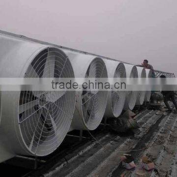 Hot sale fiberglass/pvc cone exhaust fan for factory with low price