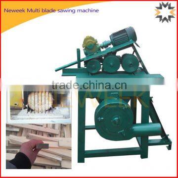 Neweek woodworking plank sawmill wood multi blade sawing machine