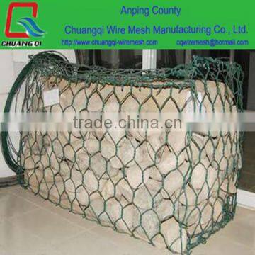 4x1x1 Double Twisted Hexagonal Mesh Galvanized Gabions Used for River (Manufacturer)