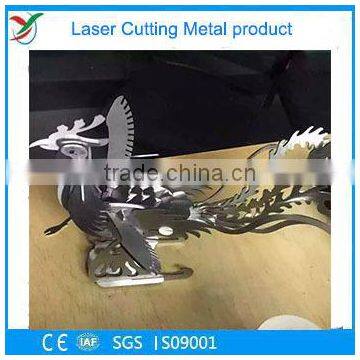 Laser Cutting stainless steel bird with nice surface