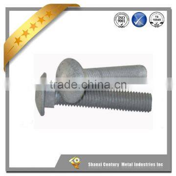 Carbon Steel Carriage Bolts With Hex Nuts
