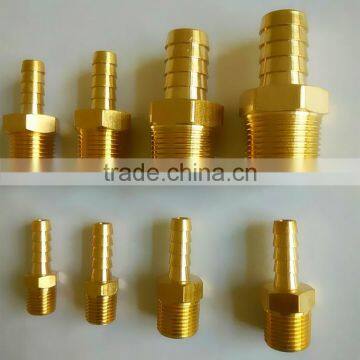 Brass male straight /gardening products/hydraulic hose fitting