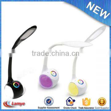 New sound handsfree audio speaker, eye protect led bluetooth lamp speaker