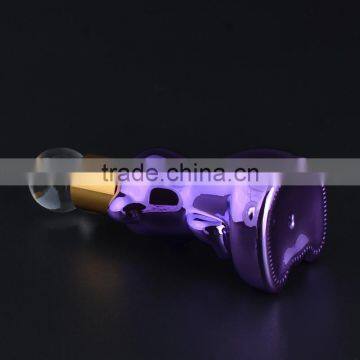 UV Pink Purple Colored 12ML Empty Essential Oil Glass Perfume Bottles With Glass Stick Caps photo-5