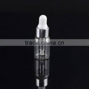 MUB Wholesale 5ml Essential Oil Glass Bottle With Glass Dropper &Silver Gold Cap photo-3