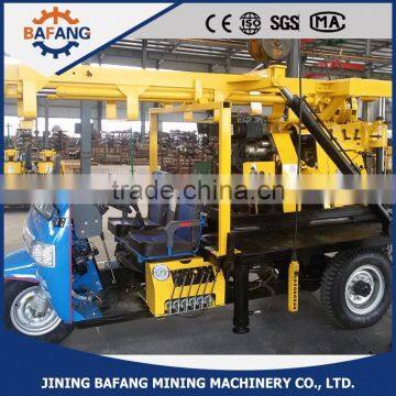 Tractor-mounted geological exploration core drilling rig