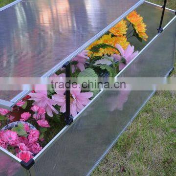 No Tool Installation Low Cost 4mm Polycarbonate Mini Cold Frame Greenhouse for Home and Garden photo-5