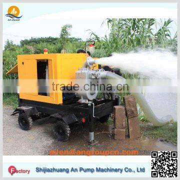 Portable Mobile Pressure Self Priming Farm Fuel Irrigation Pump