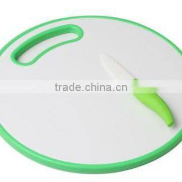 Round Shape Colorful PP Plastic Chopping Block