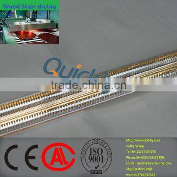 quartz heating tube,infrared heating lamp 500w for wood-paint drying
