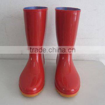 europen style red women gum boots