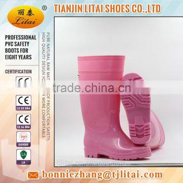 Summer Fashion Ankle Lady PVC Rain Boots