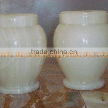 HOT SALE CHEAP PRICE WHITE ONYX URNS photo-5