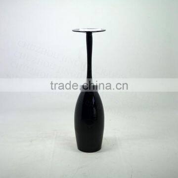 Solid Black Glass Wine Cup Champagne Flutes Party Cup for Home Wedding photo-3