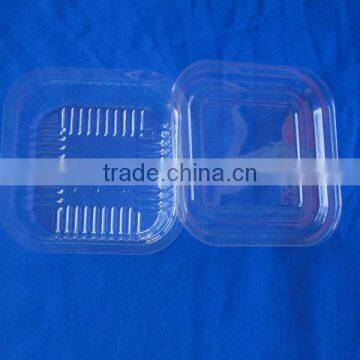 Eco-friendly Disposable Rectangular Clear Plastic Bread Trays For Sale