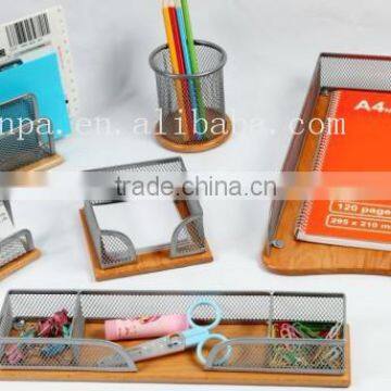 New Design Metal Wire Mesh Office Stationery Set/Office Table Set photo-2