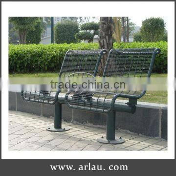 steel outdoor public seating