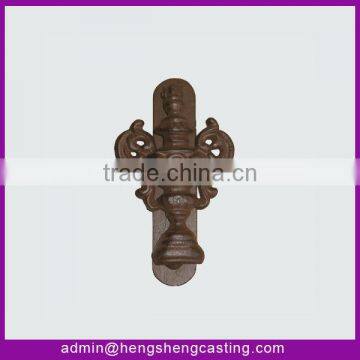 Trophy cup style cast iron door knocker