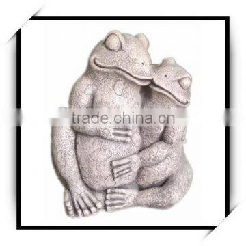 Ancient style lovely 18-inch garden frogs decoration