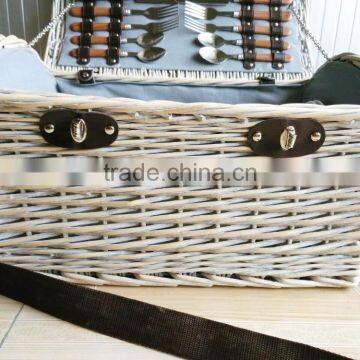 Custom China Manufacture Export Nice Quality Empty Handmade Cheap Large Wicker Picnic Basket photo-4