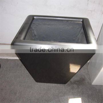 SJ20171008 2017 Hot Sale Black Square Plastic Flower Pot With Different Colors photo-3