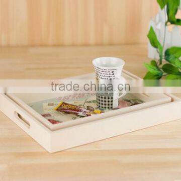 New design wooden cutlery tray