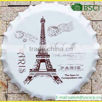 YS91552 New Vintage Designs Most Popular Metal Beer Cap Design Metal Sign Tin Sign for Resturant Bar Decor photo-3