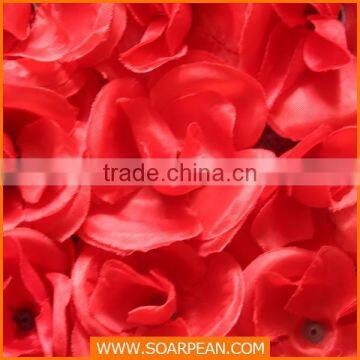 Beautiful Artificial Red Rose Wedding Flower Wall photo-2