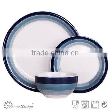 12pcs Handpainted Ceramic Dinner Set photo-5