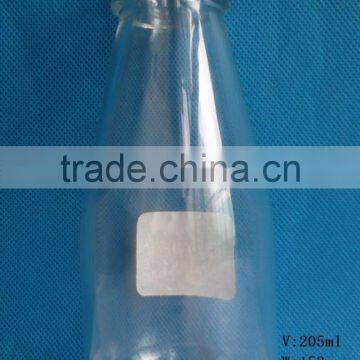 205ml high quality milk glass bottle for sale