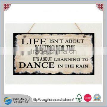 personalized wooden pavement sign