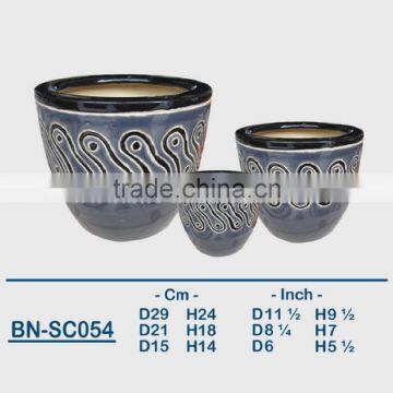 Vietnamese Ceramic Indoor Pot/ Indoor Planter BN-SC054