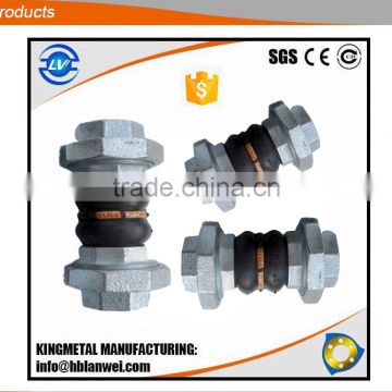 Vulcanized double sphere Rubber Joint