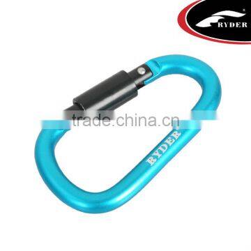 8mm Aluminum Carabiner Retractable Keychain