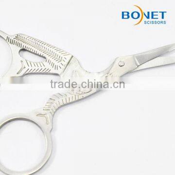 SEM0001S CE Certificated 3-5/8" Professional Fully S/S Mini Thread Stork Scissors photo-4