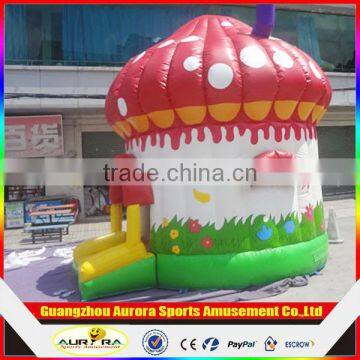 2016 Hot Cheap Inflatable mushroom moonwalk / Inflatable Jumping Bouncer for Adult