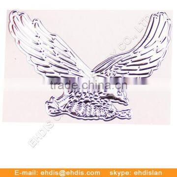 Plastic Chrome Letters Metal Badge Emblem Sticker Gold 3d Logo photo-4