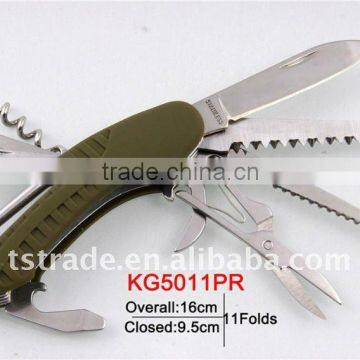 2014 Pocket stainless steel multi function folding strider knife KG5011PG