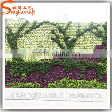 Hot Sale Artificial Grass Wall Decorative Plastic Artificial Green Wall Vertical Green Wall photo-5