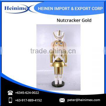 Decorative Nutcracker Gold Statue - Perfect Gift Option photo-4