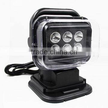 Waterproof Ip68 Powerful 30W12V 24V LED Marine Military Portable Remote Led Search Light