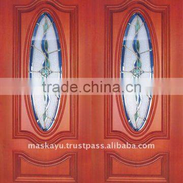 Solid Wood Deco Panel Door