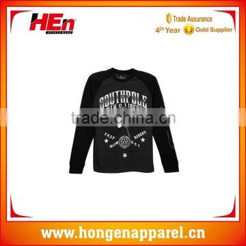 Hongen apparel sublimation printing for long sleeve t shirt