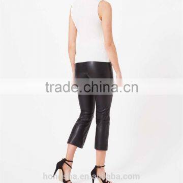 2016 Fashion Cream Sleeveless Knit Rib Tank Top HST8046 photo-3