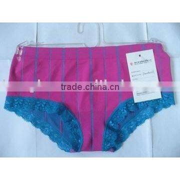 Latest design seamless pant brief for girl's