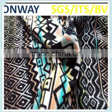 viscose fabric print for fashion dress